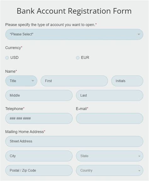 Account Registration .